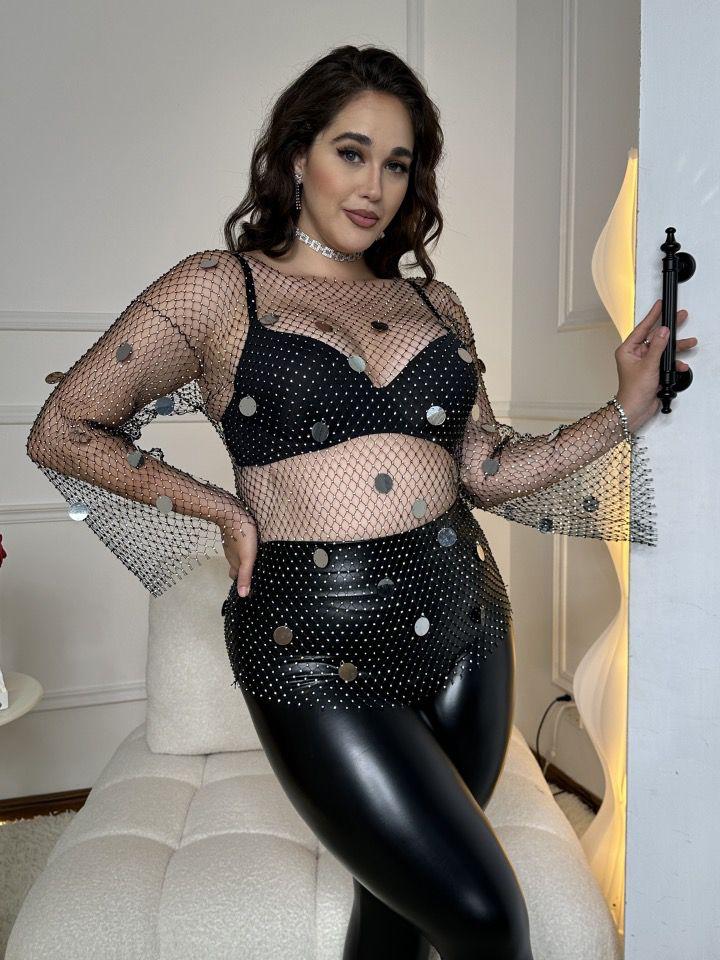 Body perlé noir