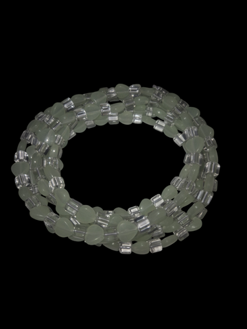 Bijoux de taille ou baya lumineuse en forme de coeur,  ensemble 2 pieces