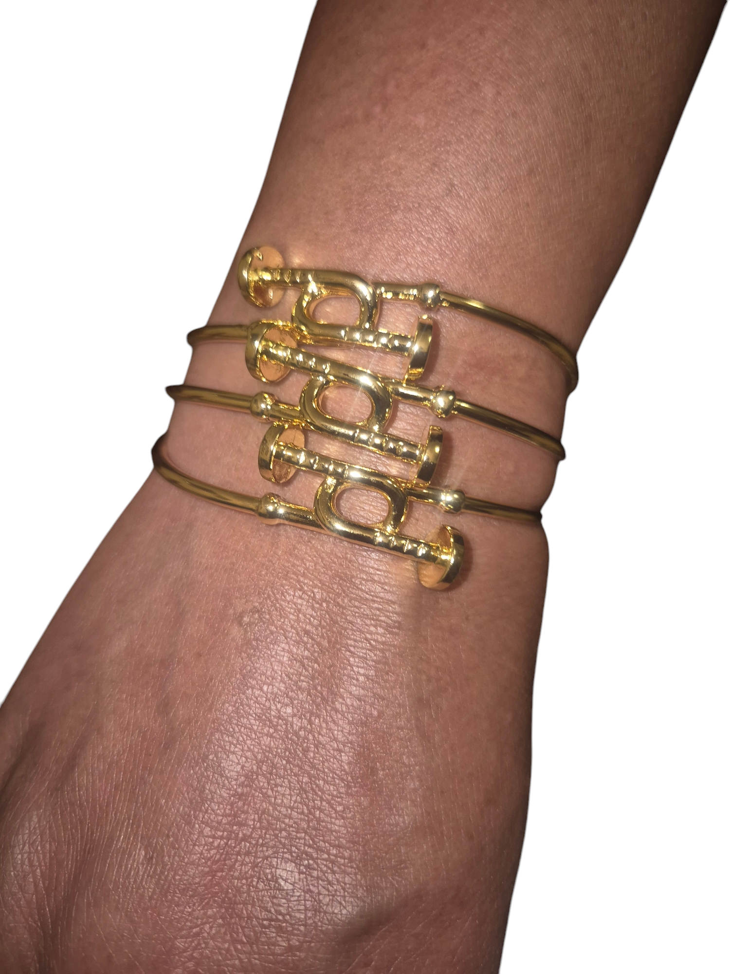 Bracelet ensemble 3 pieces en plaquée or