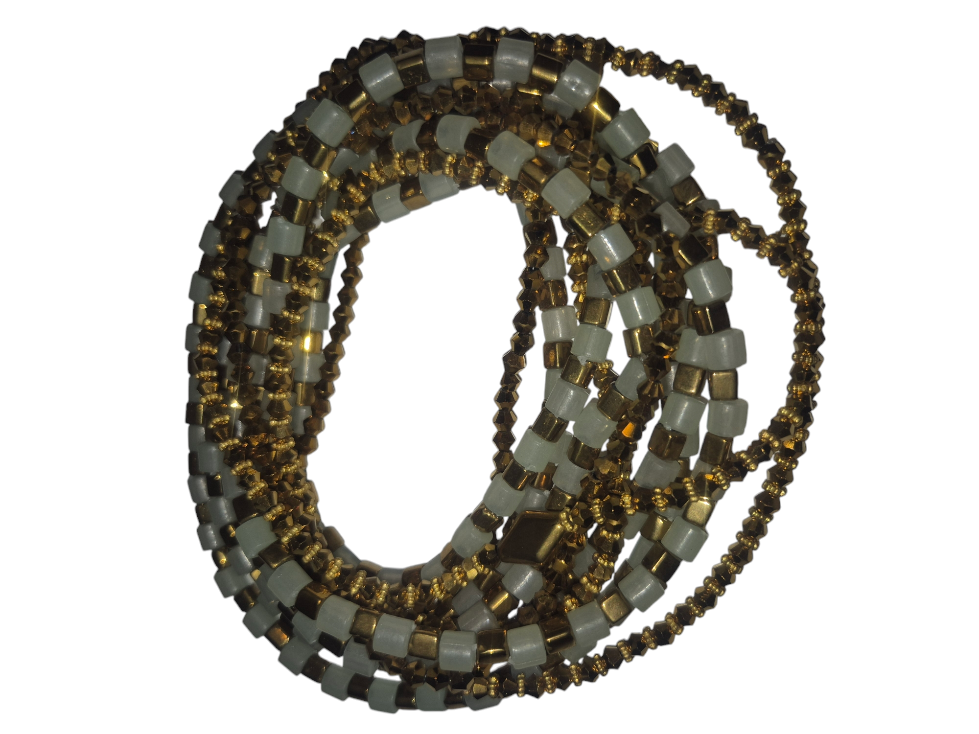 Bijoux de taille ou baya lumineuse ensemble 4 pieces
