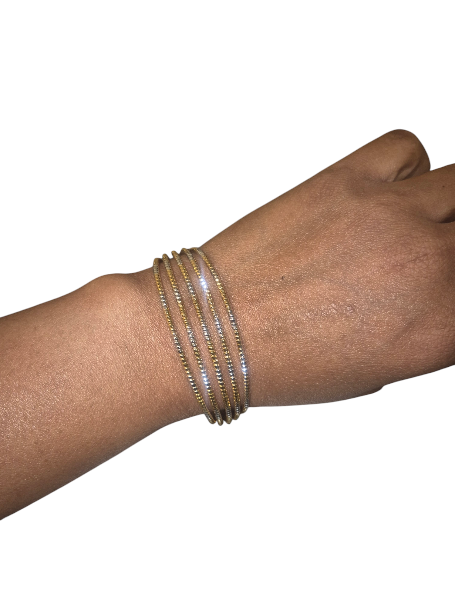 Bracelet en plaquée or en couleur 3 or